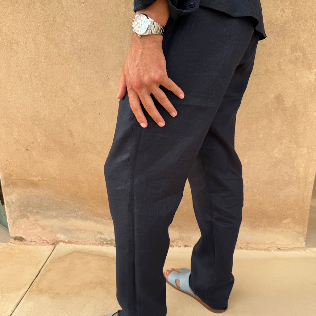 Capri Men's Linen Trousers – view 14
