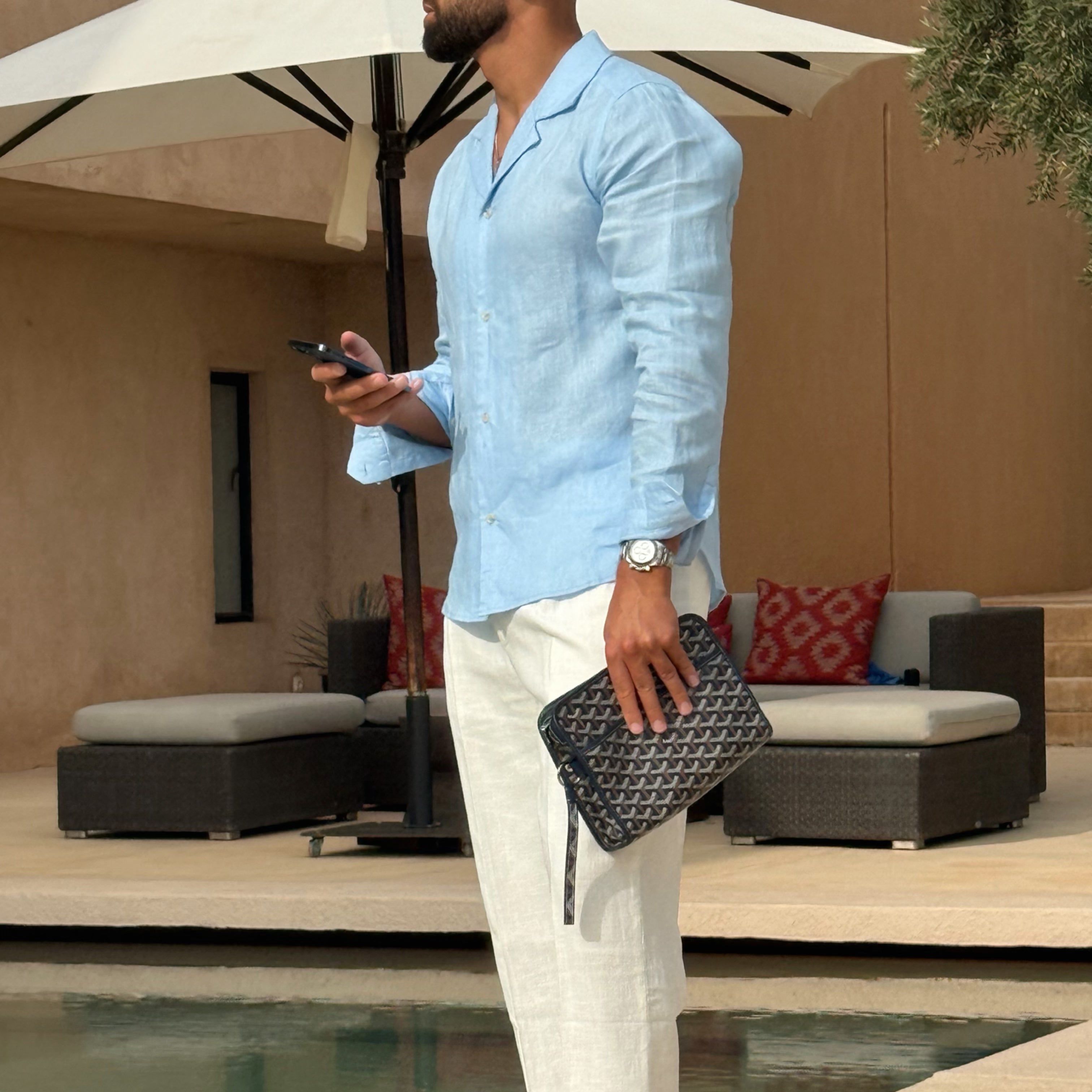 Capri Men's Linen Shirt – view 2