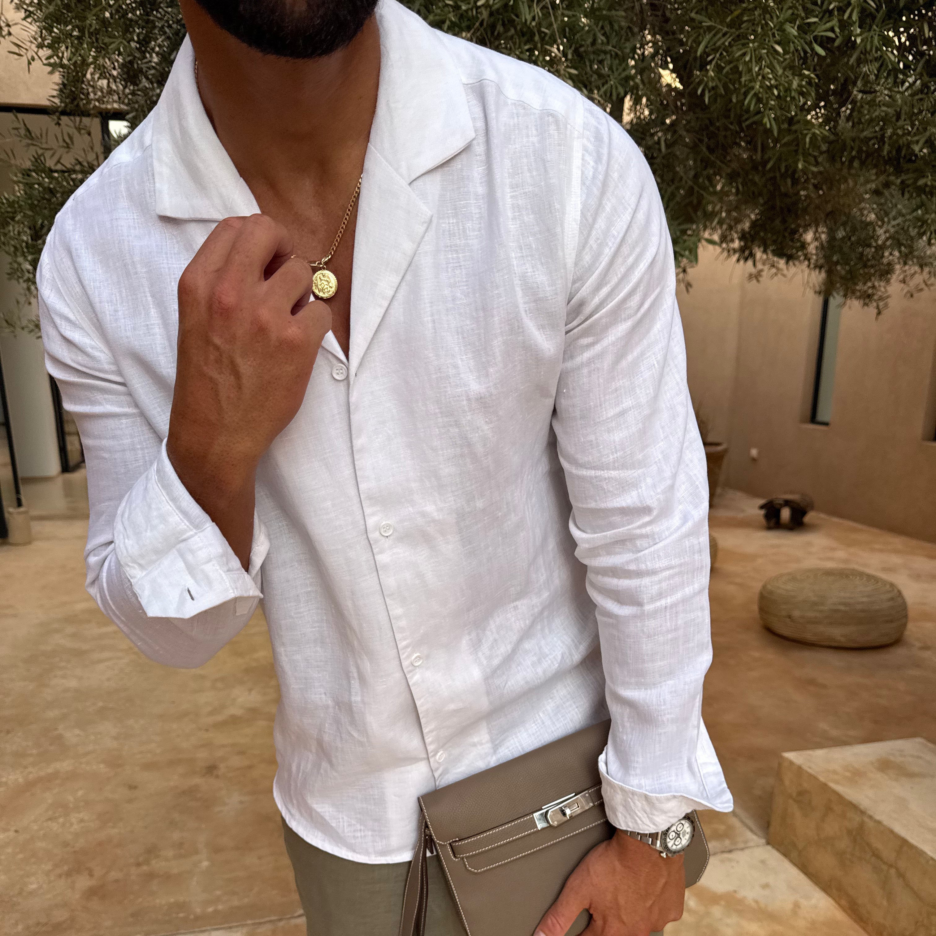 Capri Men's Linen Shirt – view 3