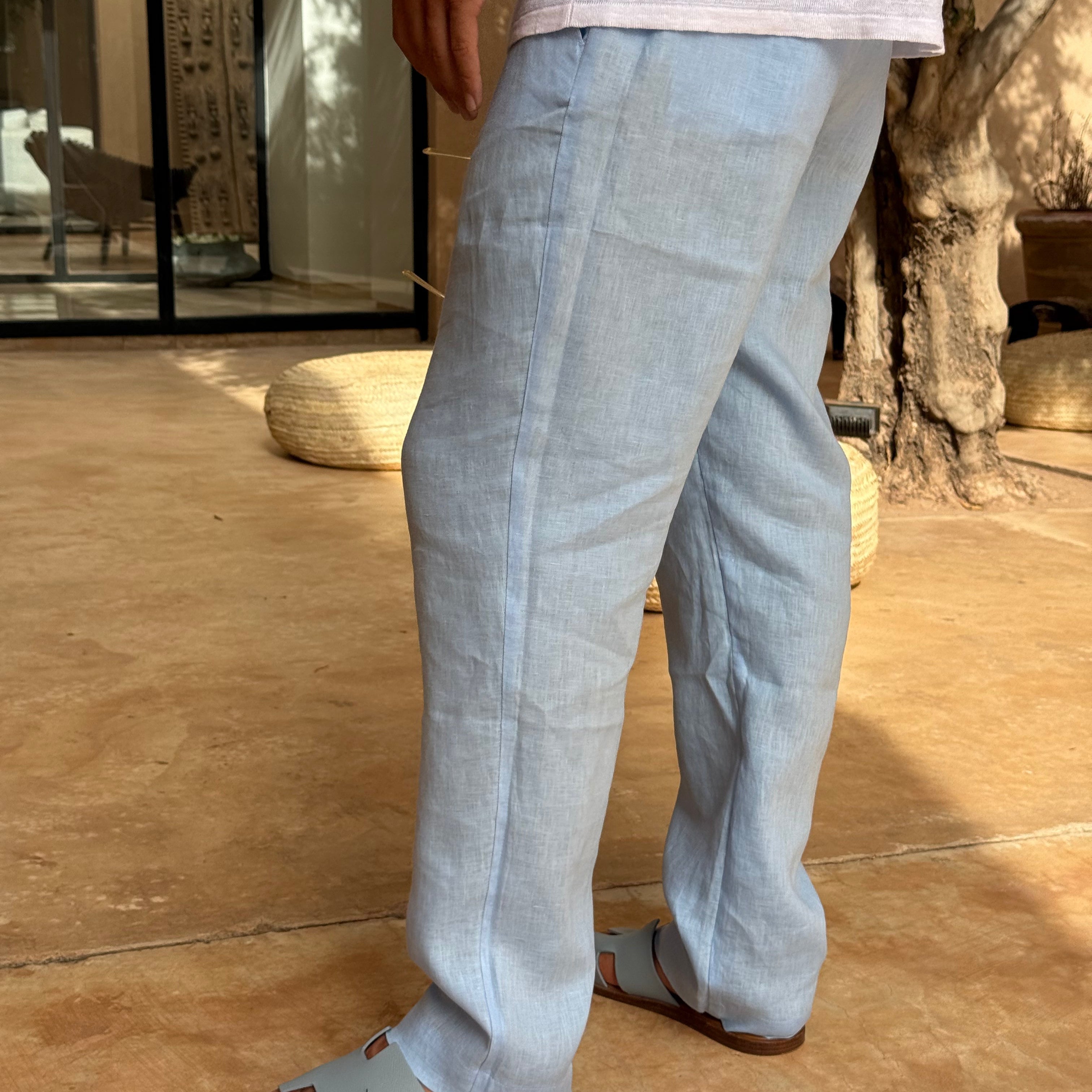 Capri Men's Linen Trousers – view 8