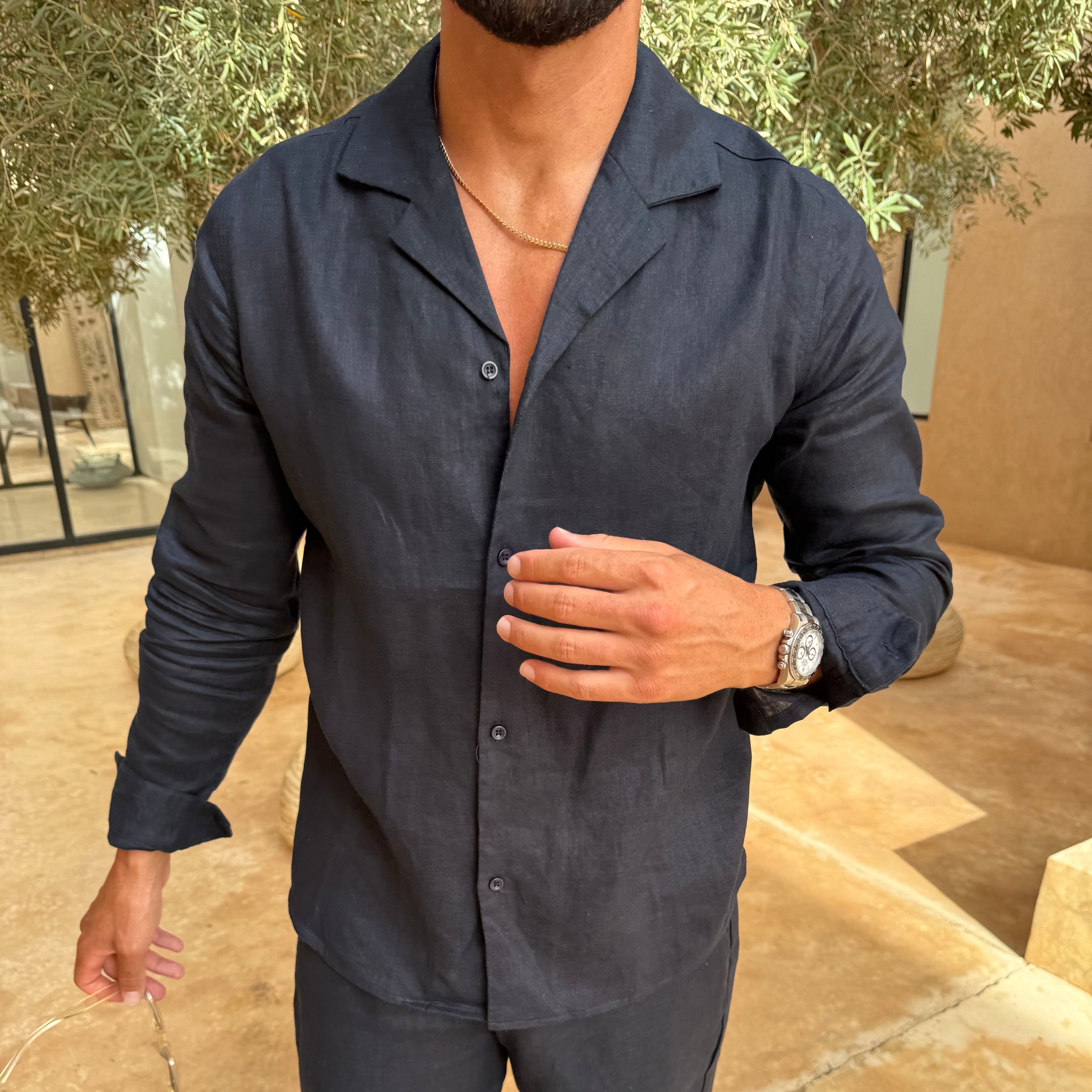 Capri Men's Linen Shirt – view 14