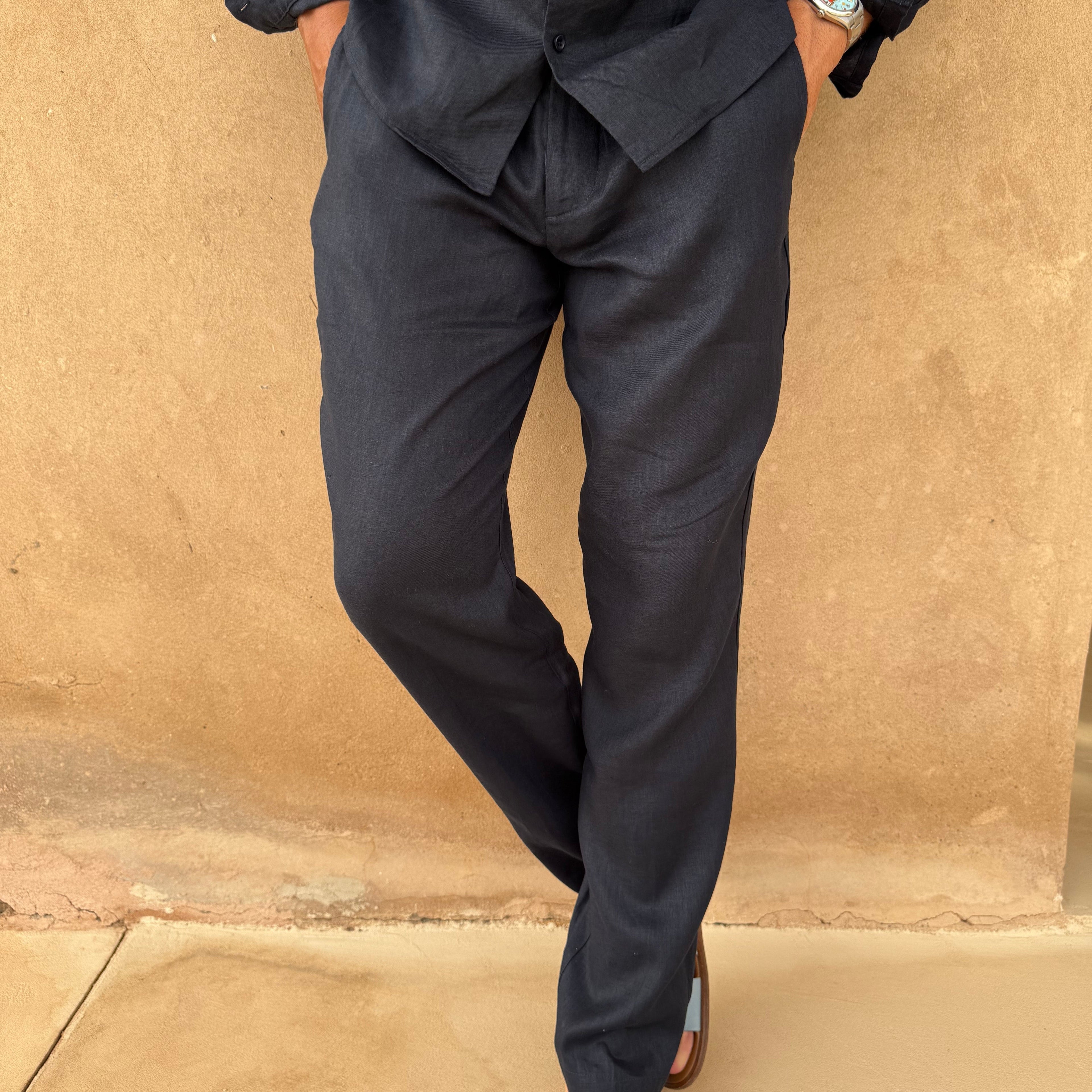 Capri Men's Linen Trousers – view 13