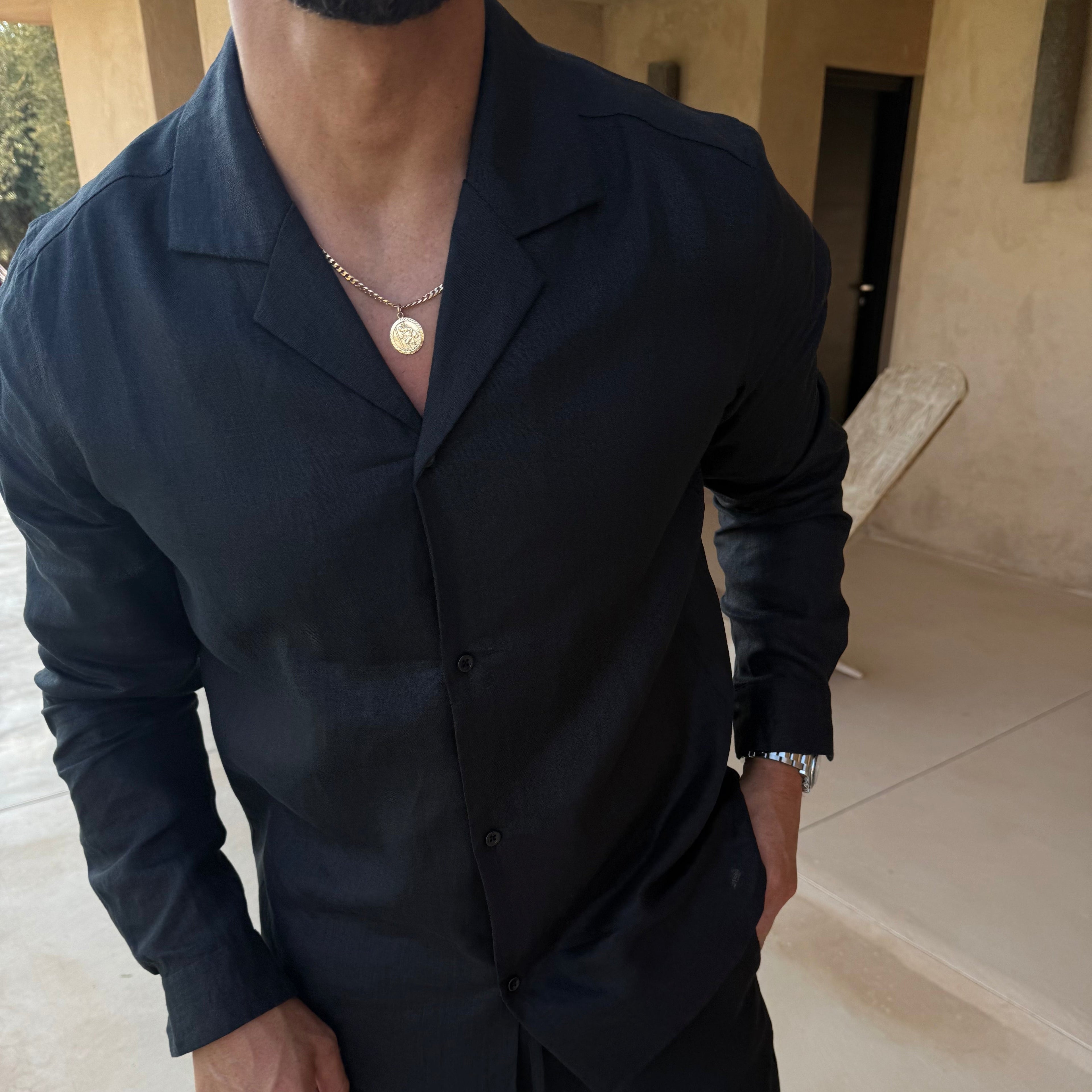 Capri Men's Linen Shirt – view 15