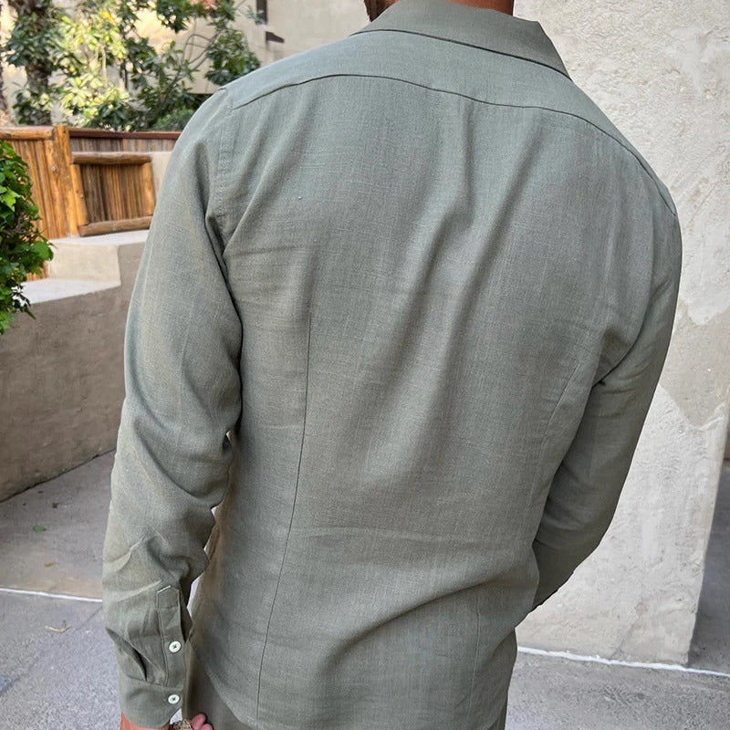 Capri Men's Linen Shirt – view 10