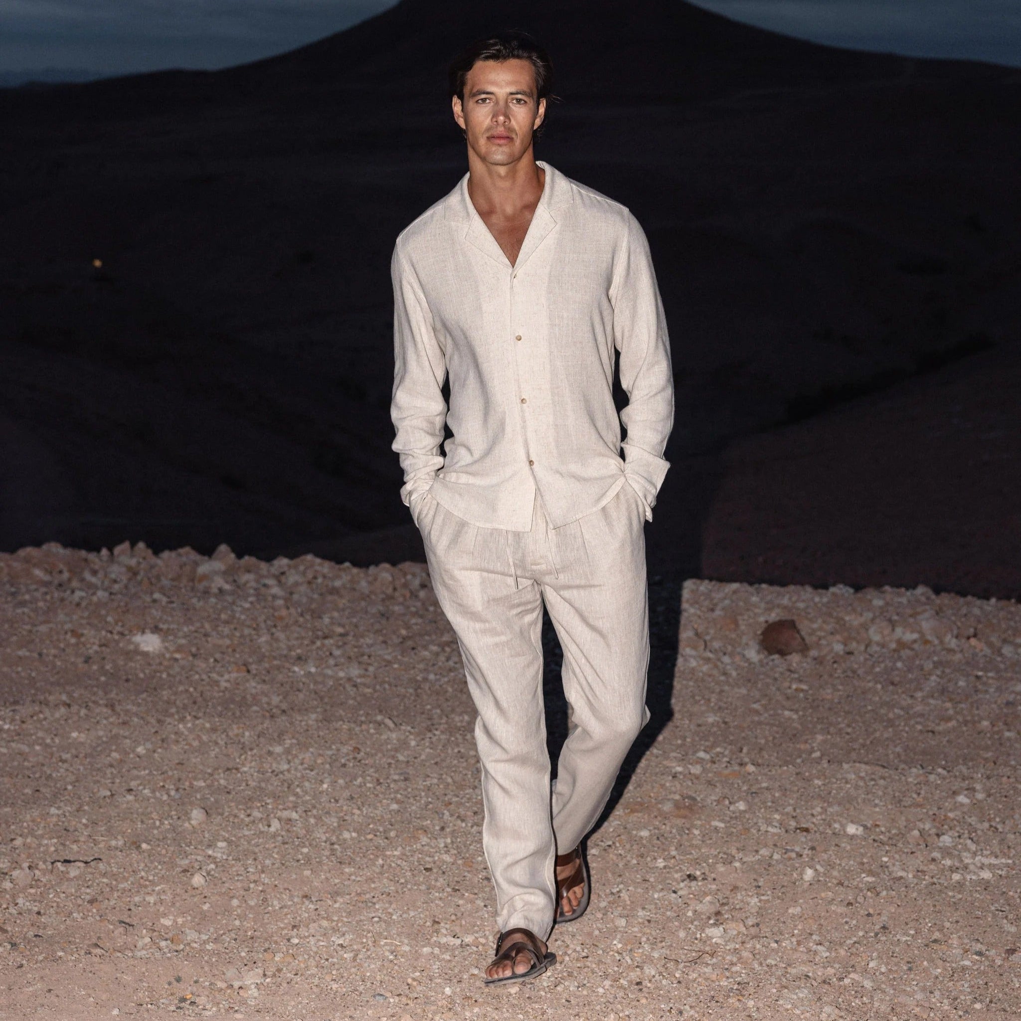 Capri Men's Linen Trousers – view 2