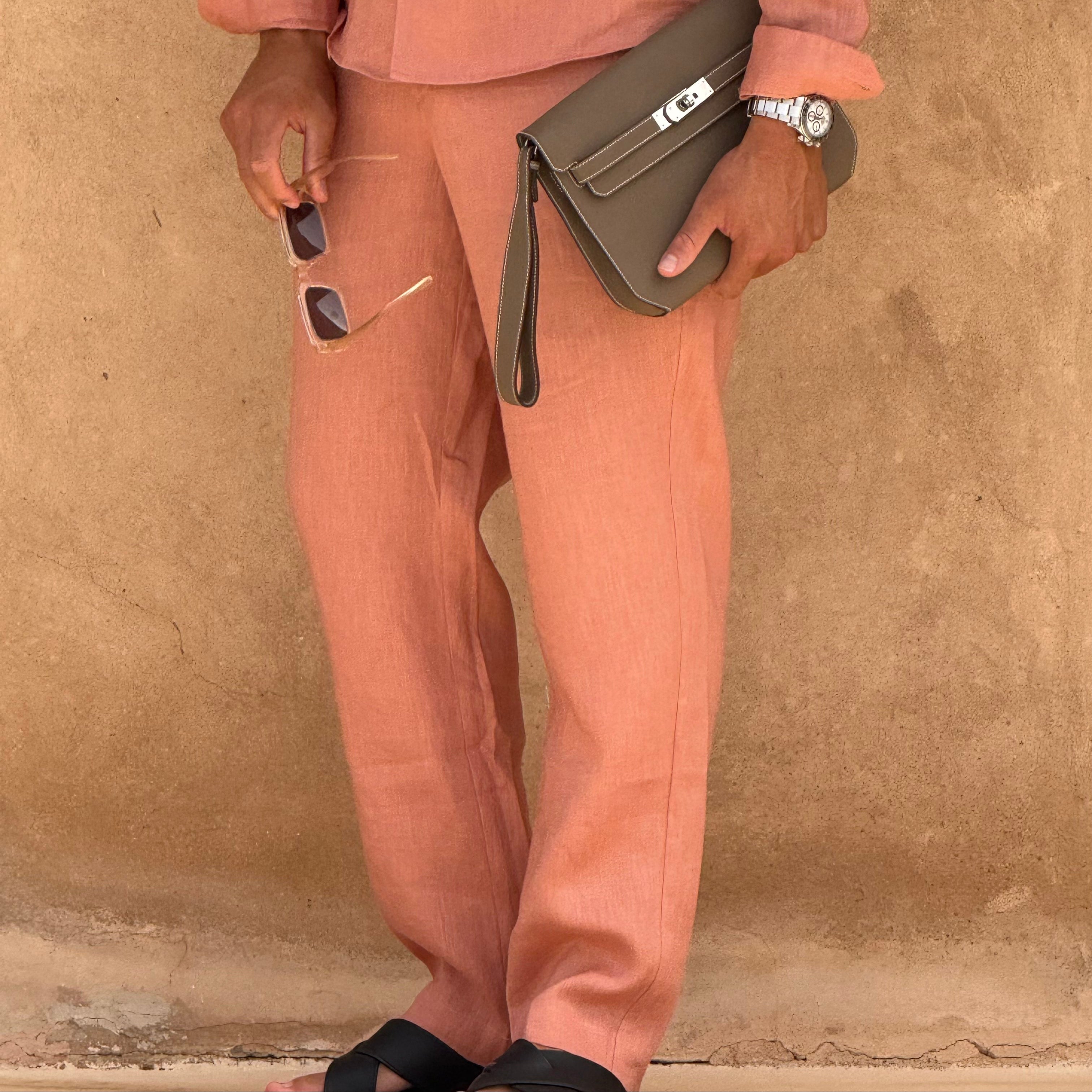 Capri Men's Linen Trousers – view 12