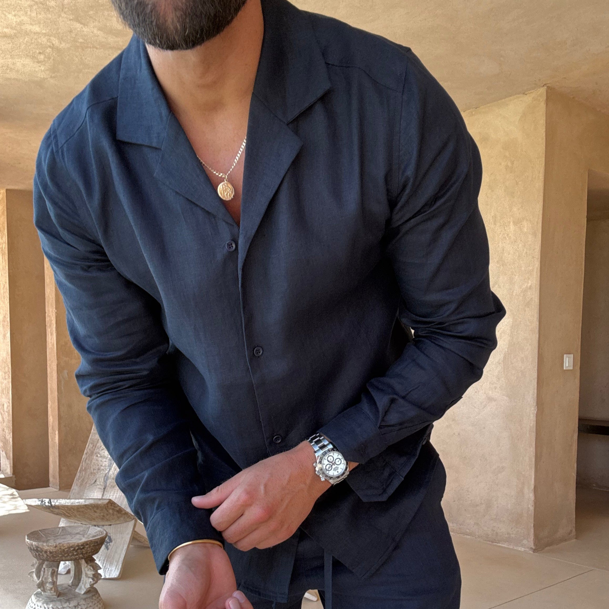 Capri Men's Linen Shirt – view 11