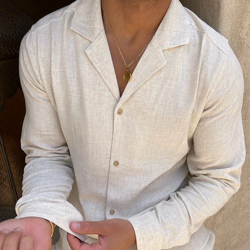 Capri Men's Linen Shirt – view 7