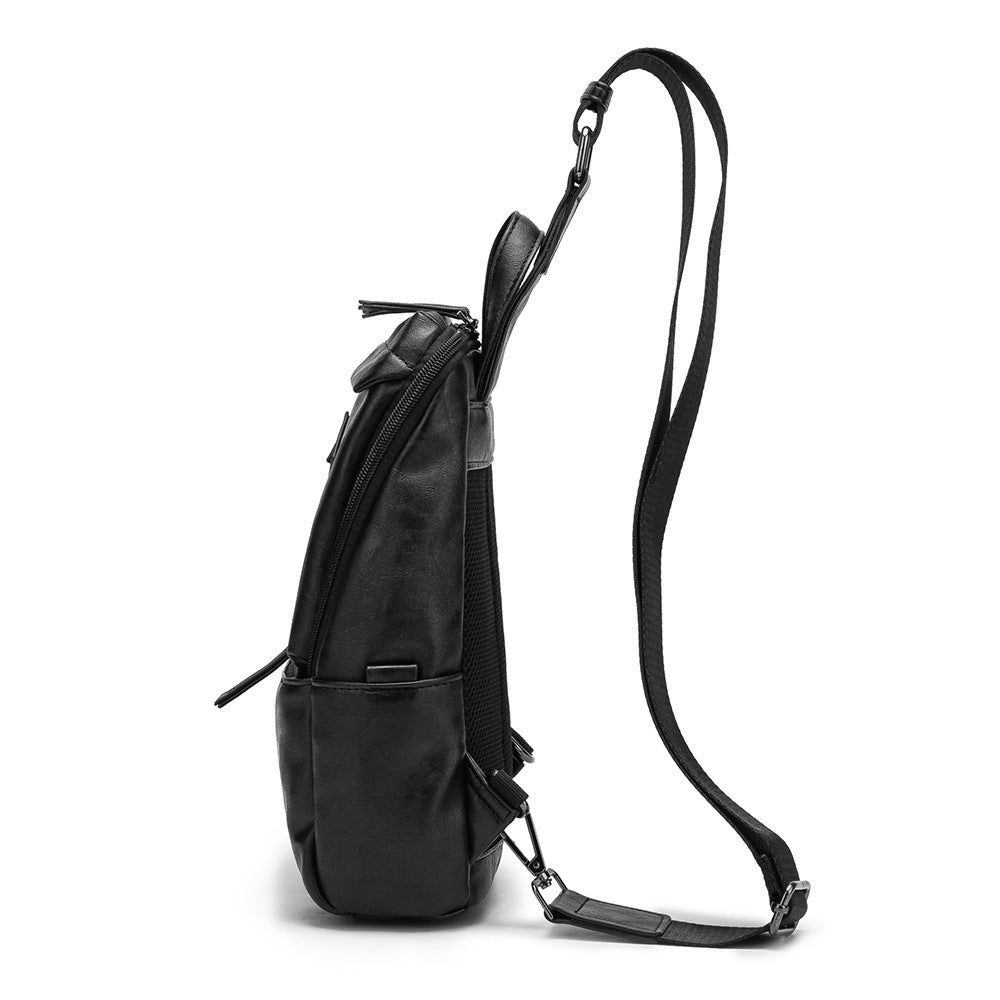 Men's Synthetic Leather Crossbody Bag – view 3