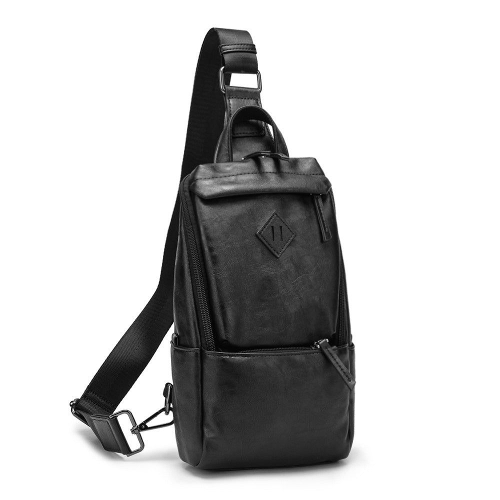 Men's Synthetic Leather Crossbody Bag – view 2