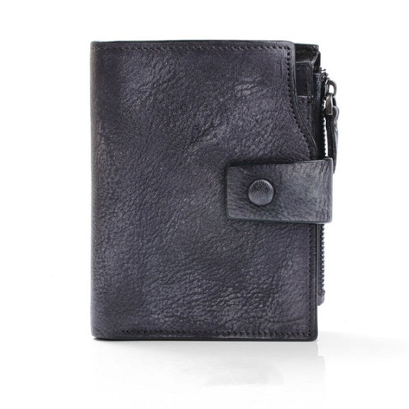 Men's Retro Cowhide Leather Wallet – view 7
