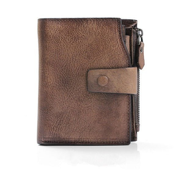 Men's Retro Cowhide Leather Wallet – view 5
