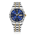 Men's 40mm Luminous Water-Resistant Steel Watch – Belgravia Wear