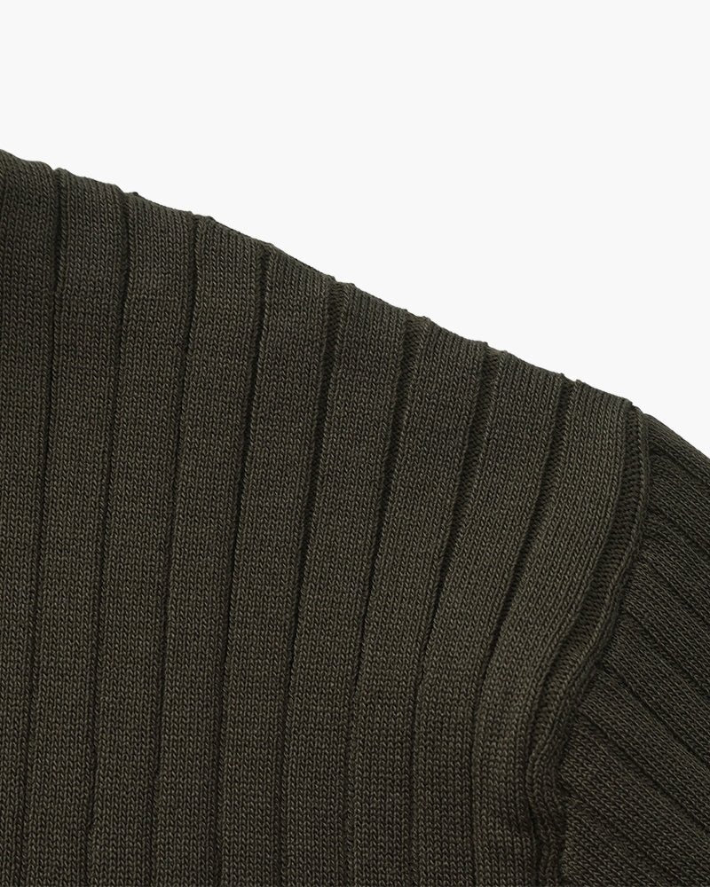 Men's Premium Ribbed Knit Polo Shirt – view 28