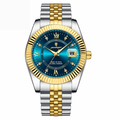 GoldenStar Men's 40mm Water-Resistant Steel Watch – Belgravia Wear