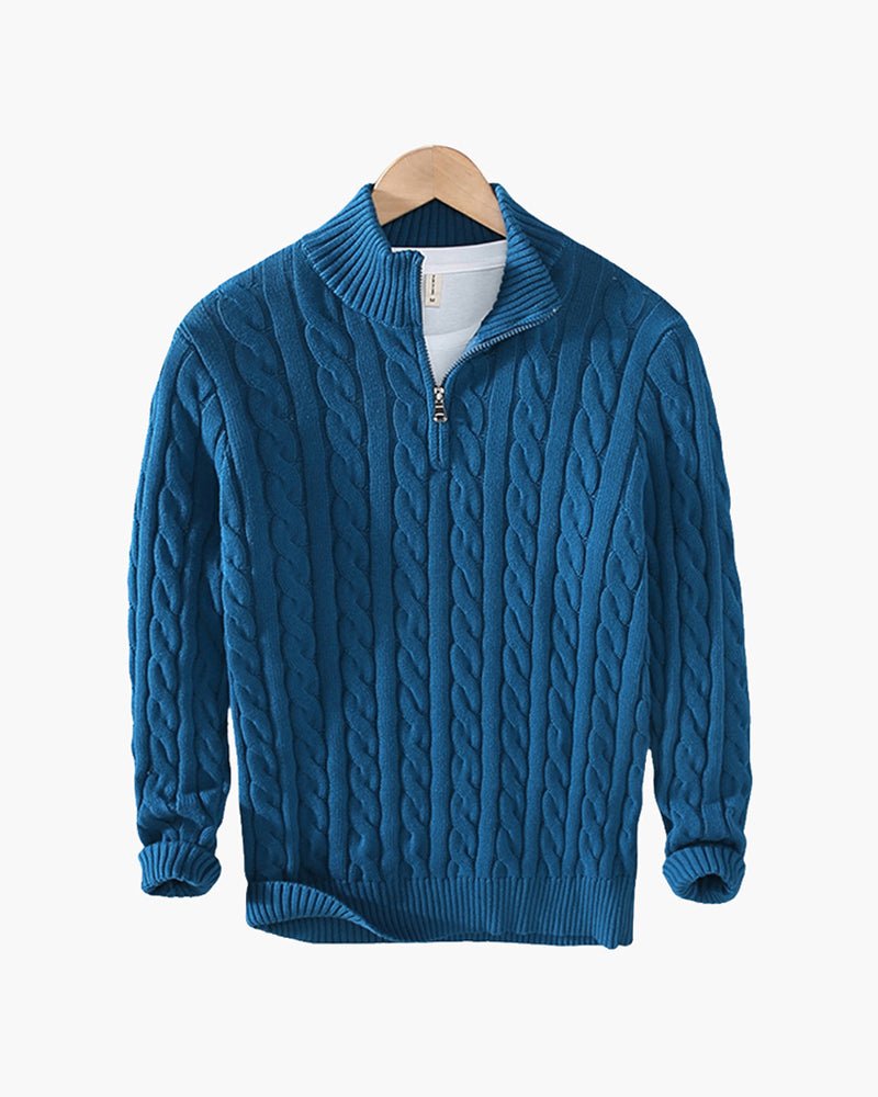 Verbier Men's Cotton Half-Zip Jumper – view 10