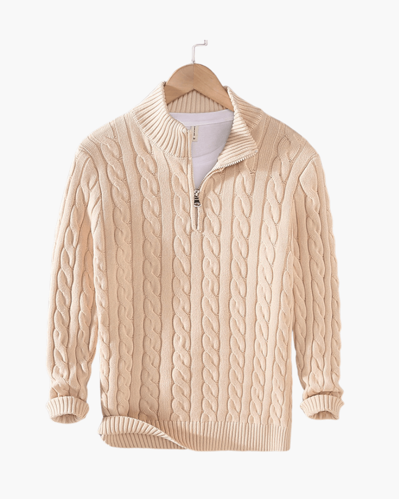 Verbier Men's Cotton Half-Zip Jumper – view 11