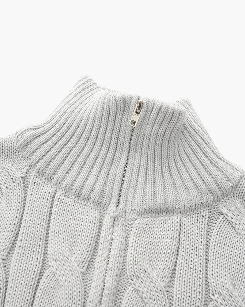 Verbier Men's Cotton Half-Zip Jumper – view 4