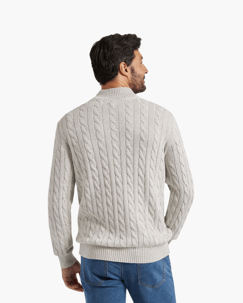 Verbier Men's Cotton Half-Zip Jumper – view 3