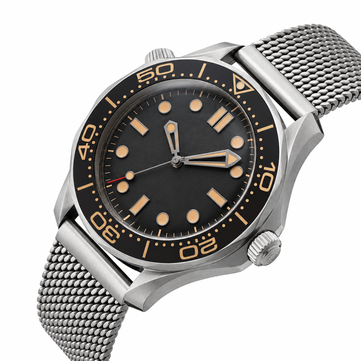 Herrenuhr Midnight Blue Steel Diver 42mm