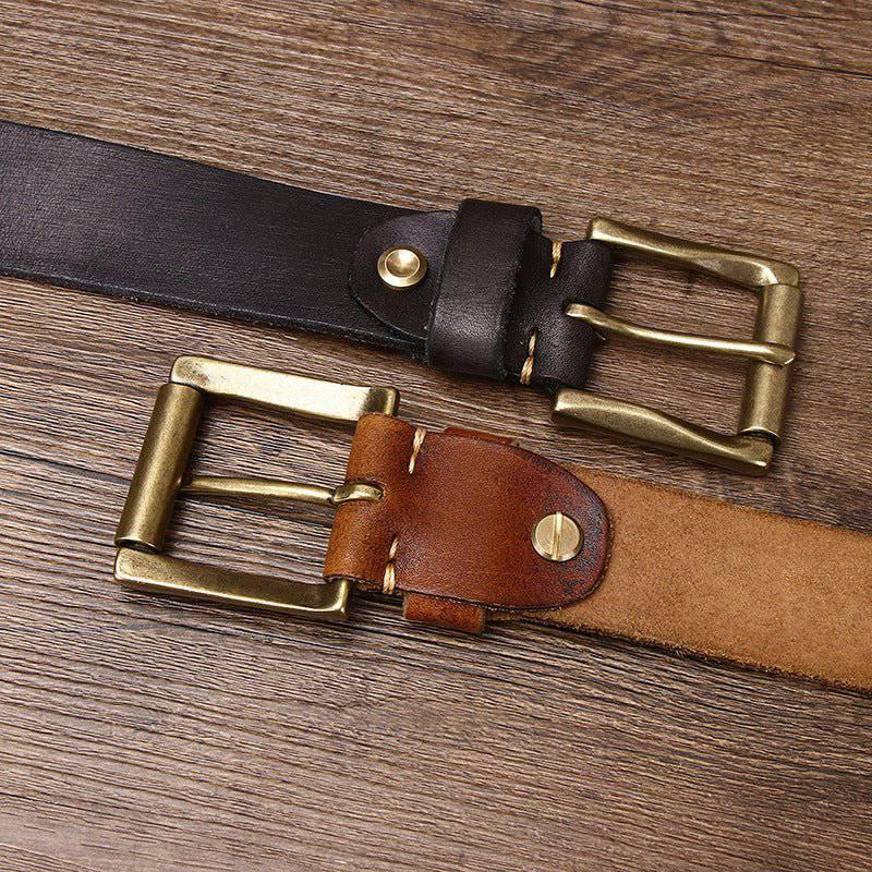Raj Men's Braided-Strap Leather Belt – view 7