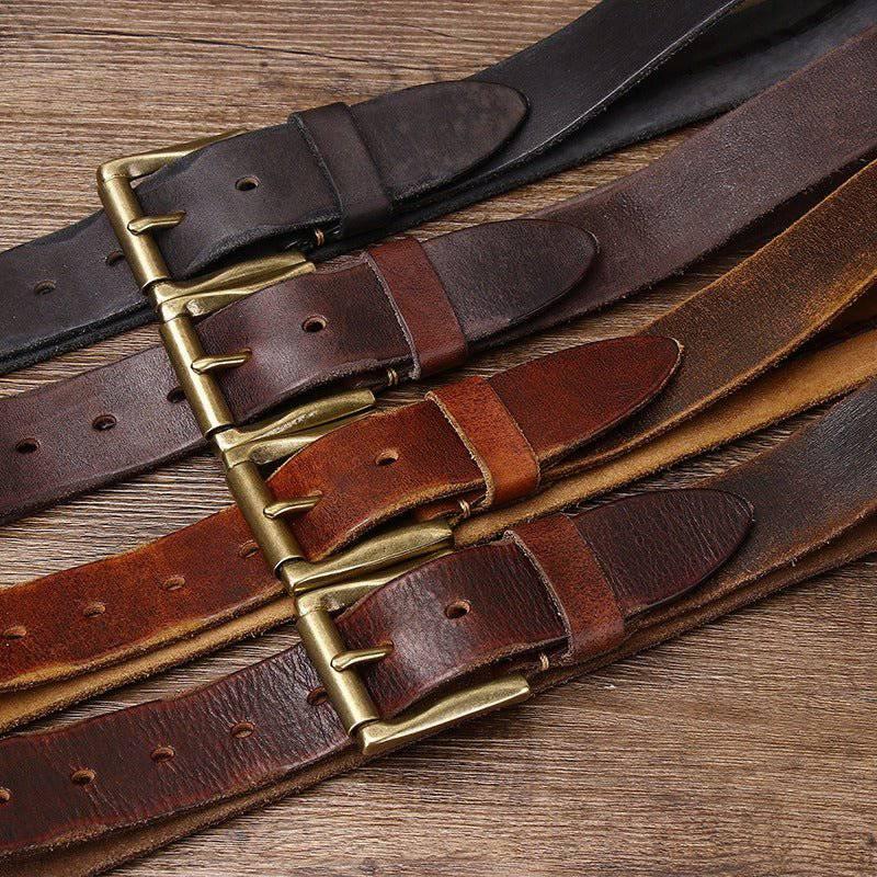 Raj Men's Braided-Strap Leather Belt – view 6