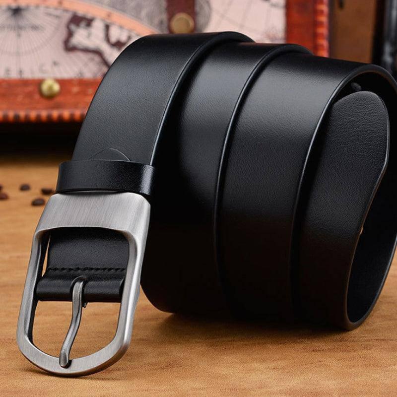 Vintage Men's Matte Buckle Leather Belt – Belgravia Wear