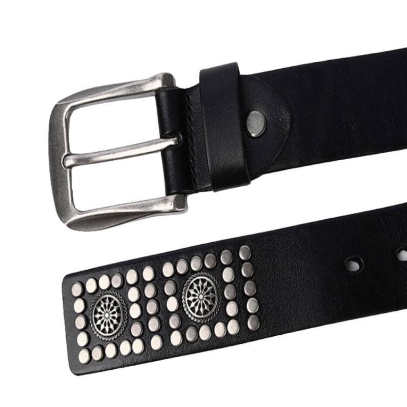 Makan Men's Studded Leather Belt – view 6