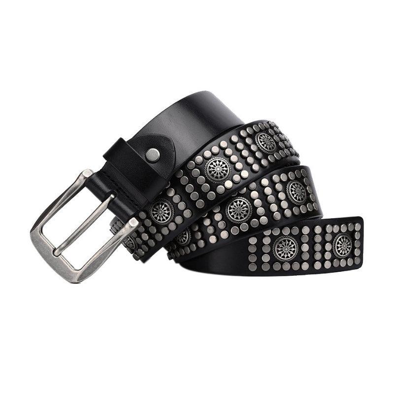 Makan Men's Studded Leather Belt – Belgravia Wear