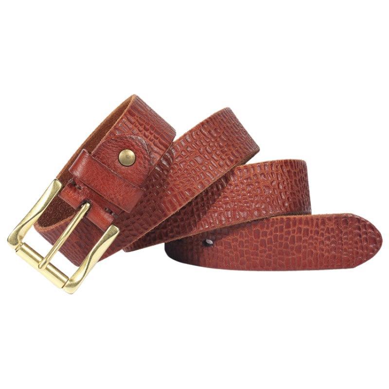 Sinaaq Men's Grained Leather Belt – Belgravia Wear